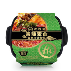 海底捞 自热火锅方便速食 香辣素食菜多多自煮自嗨小火锅食品零食400g