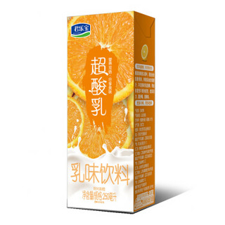 JUNLEBAO 君乐宝 超酸乳 阳光甜橙味 盒装 250ml*12盒