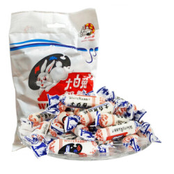 大白兔 奶糖 原味 454g+云间花生牛轧糖388克 *10件