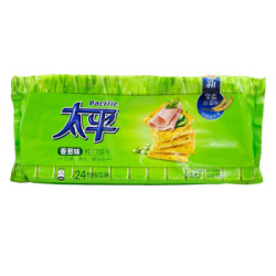 太平 梳打饼干 零食 香葱口味600g