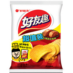 Orion 好丽友 休闲零食 好友趣韩国泡菜味 膨化 薯片125g/袋（新老包装随机发货） *10件