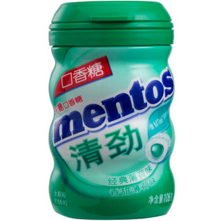 Mentos 曼妥思 清劲无糖口香糖 经典香甜薄荷味106g