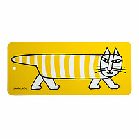 Optodesign 米琪猫系列木制砧板 (40*17cm、黄色)
