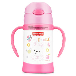 Fisher-Price 费雪 FP-8012 儿童吸管杯 300ML *3件