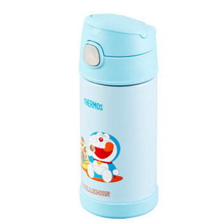 THERMOS 膳魔师 F4013 DRM 不锈钢吸管杯 蓝色 350ml