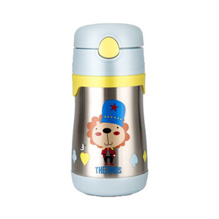 THERMOS 膳魔师 Lion系列 BS5353L BLN 高真空保温吸管杯 蓝色 305ml