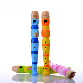 德国可来赛Classicworld 木制笛子竖笛乐器儿童男孩女孩早教启蒙益智玩具4060粉色