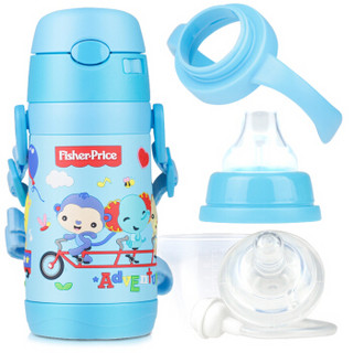 Fisher-Price 费雪 保温学饮杯套装（5用） 蓝色 300ml+凑单品