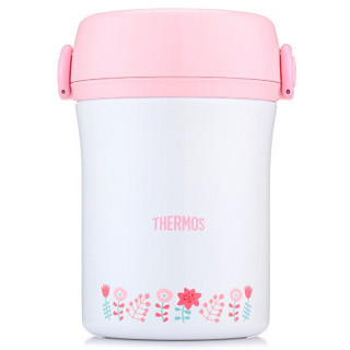 THERMOS 膳魔师 山姆狮系列 JBC-803L 高真空不锈钢保温便当盒 粉色 690ml