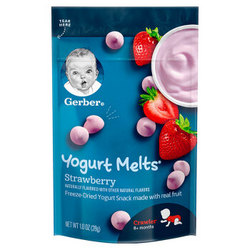 Gerber 嘉宝 草莓酸奶溶豆 3段 28g *5件