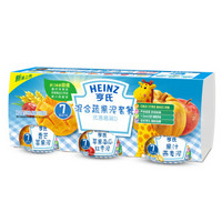 Heinz/亨氏混合蔬果泥套餐D佐餐泥113g*3 *3件