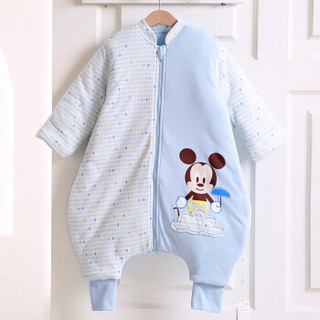 DisneyBaby 迪士尼宝宝 DA535BR20N0190 婴儿夹棉分腿睡袋 浅蓝 1-3岁