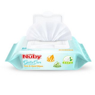 Nuby 努比 婴儿手口棉柔湿巾 80片*3包