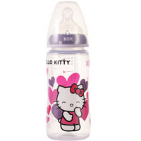 NUK 宽口径奶瓶 300ml Hello Kitty款 紫色