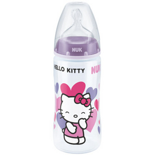 NUK 宽口径奶瓶 300ml Hello Kitty款 紫色