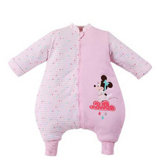 DisneyBaby 迪士尼宝宝 DA535BR20P1690 婴儿夹棉分腿睡袋 浅粉 1-3岁