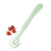 努比 婴儿硅胶软勺 (绿色)