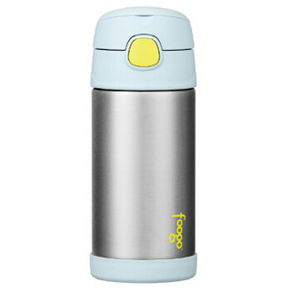 THERMOS 膳魔师 F4013 BL 儿童高真空保温吸管杯 蓝色 355ml