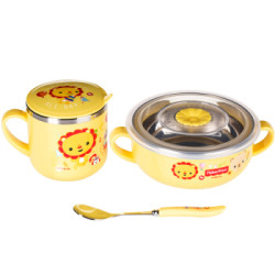 费雪(Fisher Price)宝宝辅食餐具套装 *3件