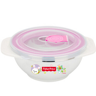 Fisher-Price 费雪 FP-8611A 儿童隔热双耳碗套装 可爱粉 250ml