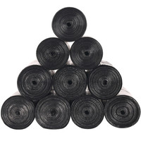 天章探戈(TANGO)垃圾袋10卷(300只)办公生活塑料袋中号45*50cm 黑色加厚型