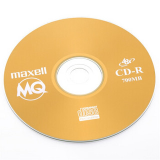 麦克赛尔（maxell）CD-R光盘 刻录光盘 光碟 空白光盘 48速700M 1片盒装，5盒/包