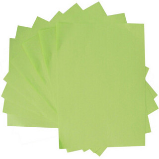 天章(TANGO)金彩天章A4彩色打印纸复印纸 手工折纸 浅绿色80g 100张