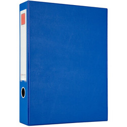 Comix 齐心 档案盒A4 文件盒55mm 磁扣式资料盒(带压纸夹) 蓝色 A1236 *5件