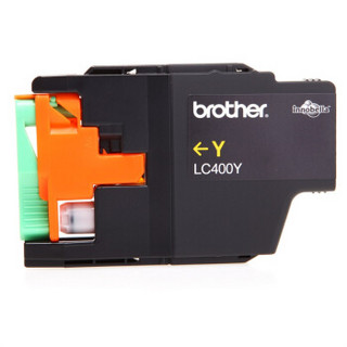 兄弟(brother)LC400Y 黄色墨盒（适用：MFC-J430W、J825DW、J625DW、6710DW、6910DW）