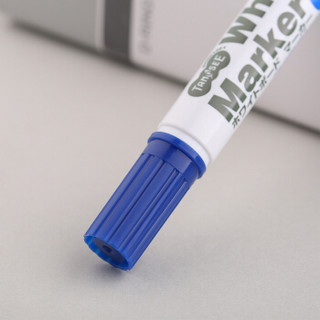 日本TANOSE办公学生油性白板笔记号笔 中号圆芯 蓝色 3支装TS-WBMBG-L