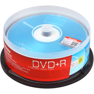 Newsmy 纽曼 DVD+R空白光盘/刻录盘 16速4.7G 个人视频系列 桶装25片