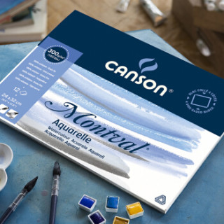 商品康颂(canson)梦法儿水彩本明信片 法国品牌185g水彩纸四面封胶