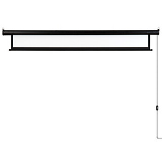 50497 电动调节白塑投影幕布 100英寸 16:10