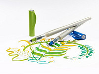 PILOT 百乐 平行艺术钢笔 FP3-38-SS 绿色 3.8mm 单支装