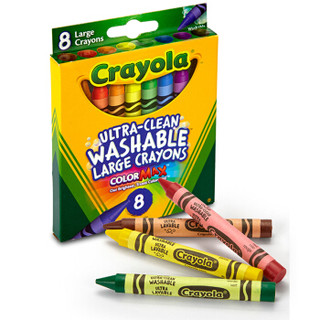 Crayola 绘儿乐 52-3280 8色可水洗大蜡笔