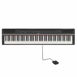 YAMAHA 雅马哈 P125 智能数码电钢琴（黑色、含主机+木架+三踏板+单踏板）