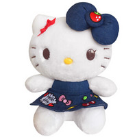  Hello kitty 凯蒂猫 毛绒玩具 牛仔刺绣系列-A款