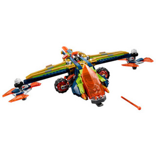 LEGO 乐高 未来骑士团系列 72005 阿隆的双螺旋合体战机