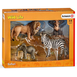 Schleich 思乐 野生动物套装模型