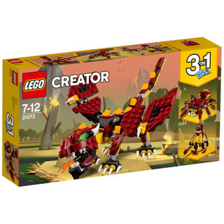 LEGO 乐高 Creator创意百变系列 神秘怪兽 31073 7-12岁 塑料玩具 200块以上 *2件