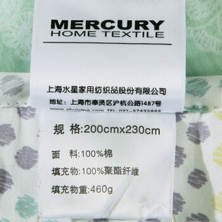 MERCURY 水星家纺 全棉印花空调被 花韵清幽 200*230cm