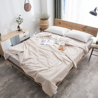 太湖雪 刺绣桑蚕丝夏凉被 素夏米色 150*210cm