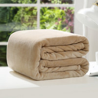 LADYSOFT 御棉堂 法兰绒毯 卡其 180*200cm
