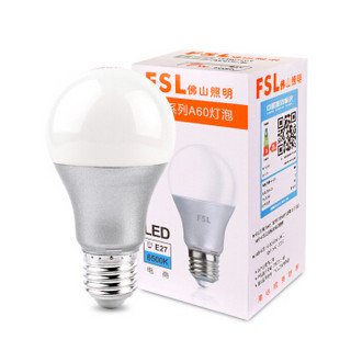 led灯泡 7W日光色6500K E27炫银