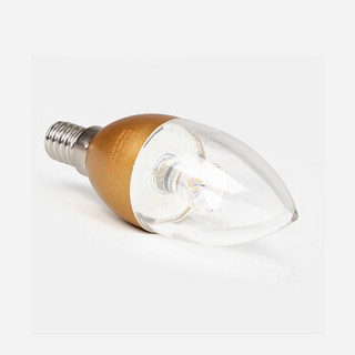 Midea 美的 LED尖泡 E14小口 金底暖白色 3W*10支