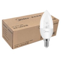 Midea 美的 LED尖泡 E14小口 白底暖白色 3W*10支
