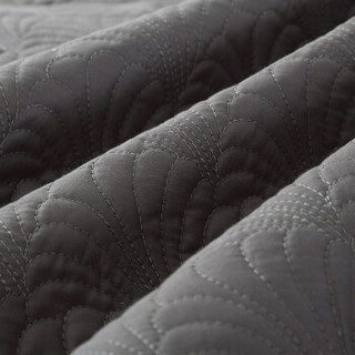 康尔馨 纯棉可水洗空调被三件套 灰色 200*230cm
