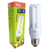 FSL 佛山照明 T3 3U-13W-E27 节能灯 日光色3支装