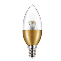 限东北：Midea 美的 LED尖泡 E14小口 金底暖白色 3W