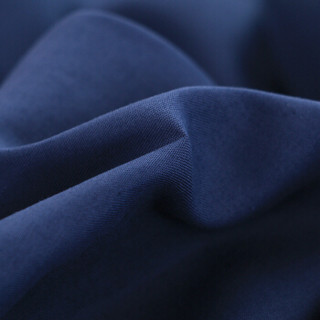 OBXO 源生活 全棉素色四件套 藏蓝色 1.5米床